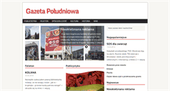 Desktop Screenshot of gazetapoludniowa.pl