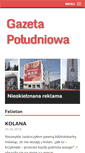 Mobile Screenshot of gazetapoludniowa.pl